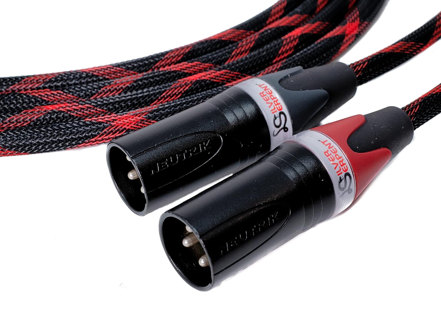 Amazon.com: BETTERCABLES.COM Silver Serpent Anniversary Edition Red/Black Balanced XLR Audiophile Audio Cables (Pair - 2 Cables) - High-End, High-Performance, Silver/Copper Hybrid, Low-Capacitance - 6 Feet : Electronics