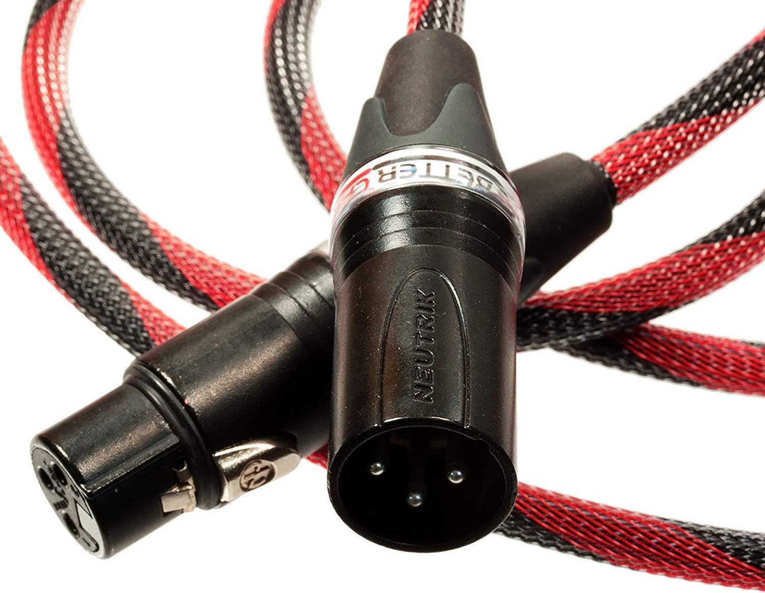 Amazon.com: Better Cables Silver Serpent Anniversary Edition Red/Black Balanced XLR Audiophile Audio Cables (Single Cable) - High-End, High-Performance, Silver/Copper Hybrid, Low-Capacitance - 6 Feet : Musical Instruments