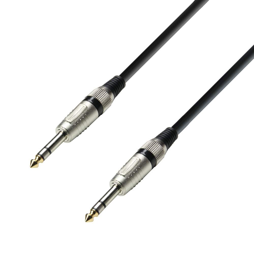 Amazon.com: Adam Hall Cables 3 Star BVV 0300 Balanced Cable | Adam Hall® Jack TRS | 3 m / 10 FT : Musical Instruments