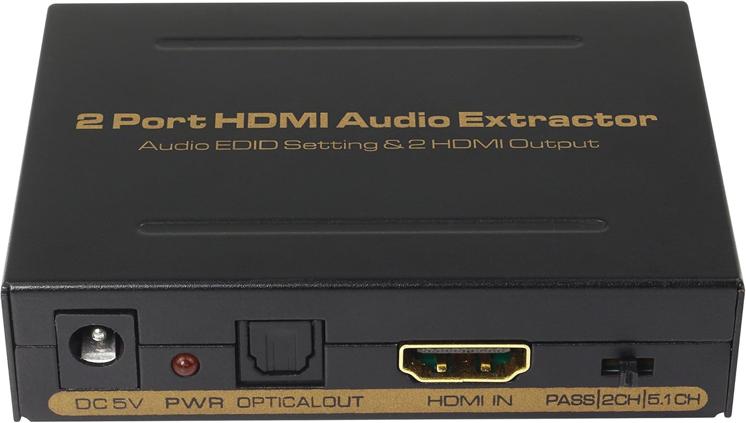 Amazon.com: Panlong HDMI Splitter Amplifier (1 In to 2 Out) with Audio Extractor via Optical SPDIF or RCA L/R Output : Industrial & Scientific