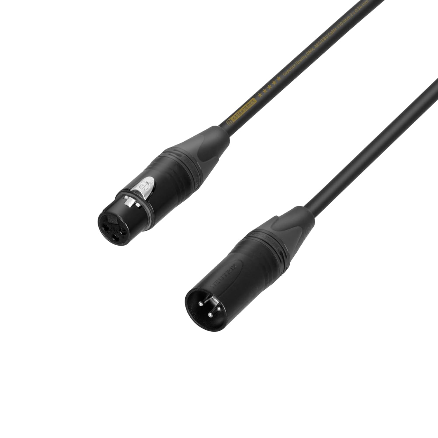 Amazon.com: Adam Hall Cables 5 Star DMF 1000 – Cavo Audio Digital AES/EBU 110 Ohm Neutrik XLR Male to XLR Female 10 m : Musical Instruments