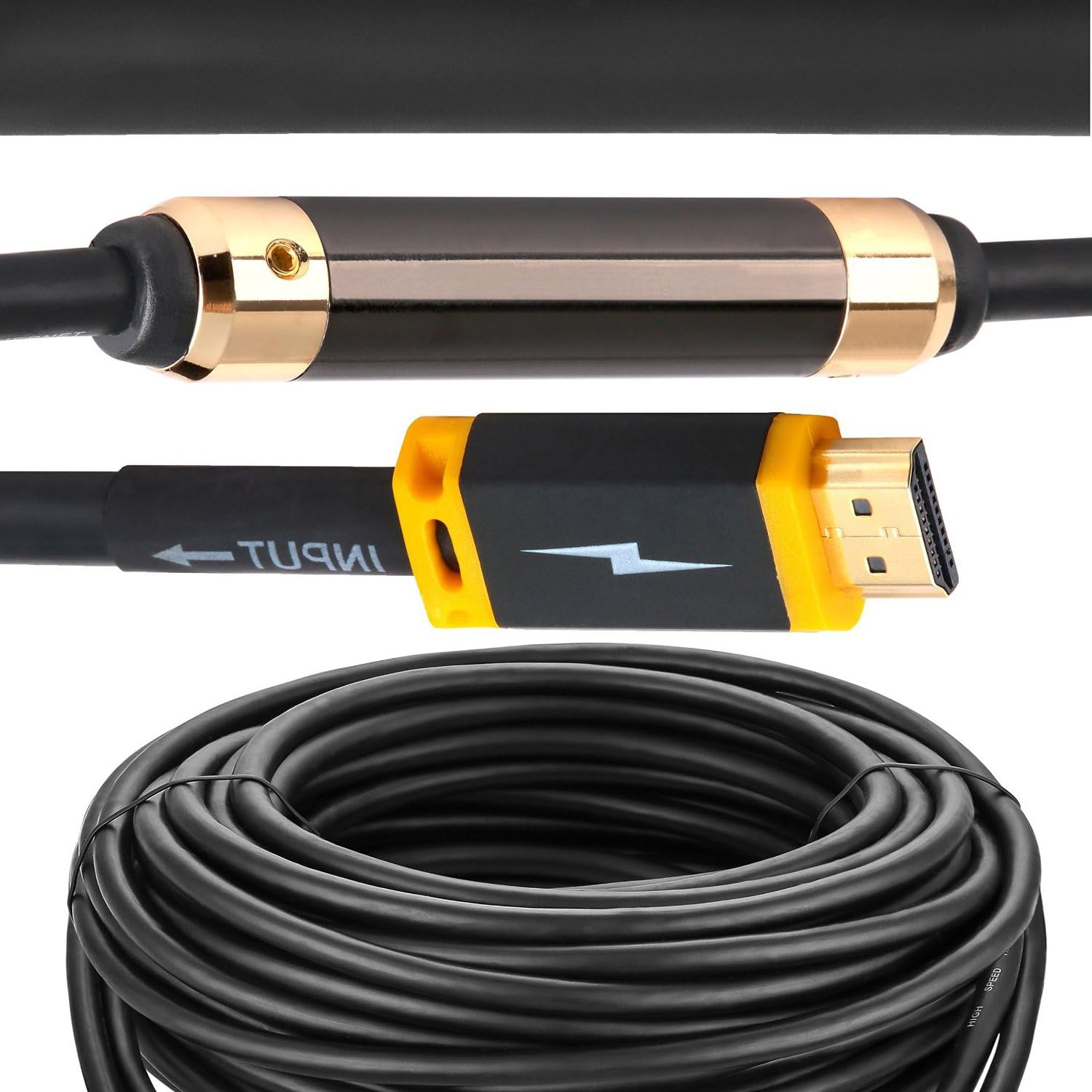 Amazon.com: 4K HDMI Cable 100ft - Boltlink High Speed HDMI 2.0 Cable 18Gbps -Supports 4K, 3D, 2160P, 1080P, Ethernet-24AWG-Audio Return(ARC) for TV, Blu-ray Player, PC, Xbox 360/One, PS4/3 : Electronics
