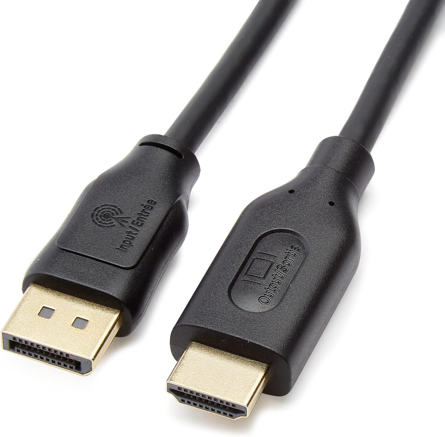 Amazon.com: Amazon Basics DisplayPort to HDMI Cable, Uni-Directional, Gold-Plated, Video and Audio, 3 Foot, Black : Electronics