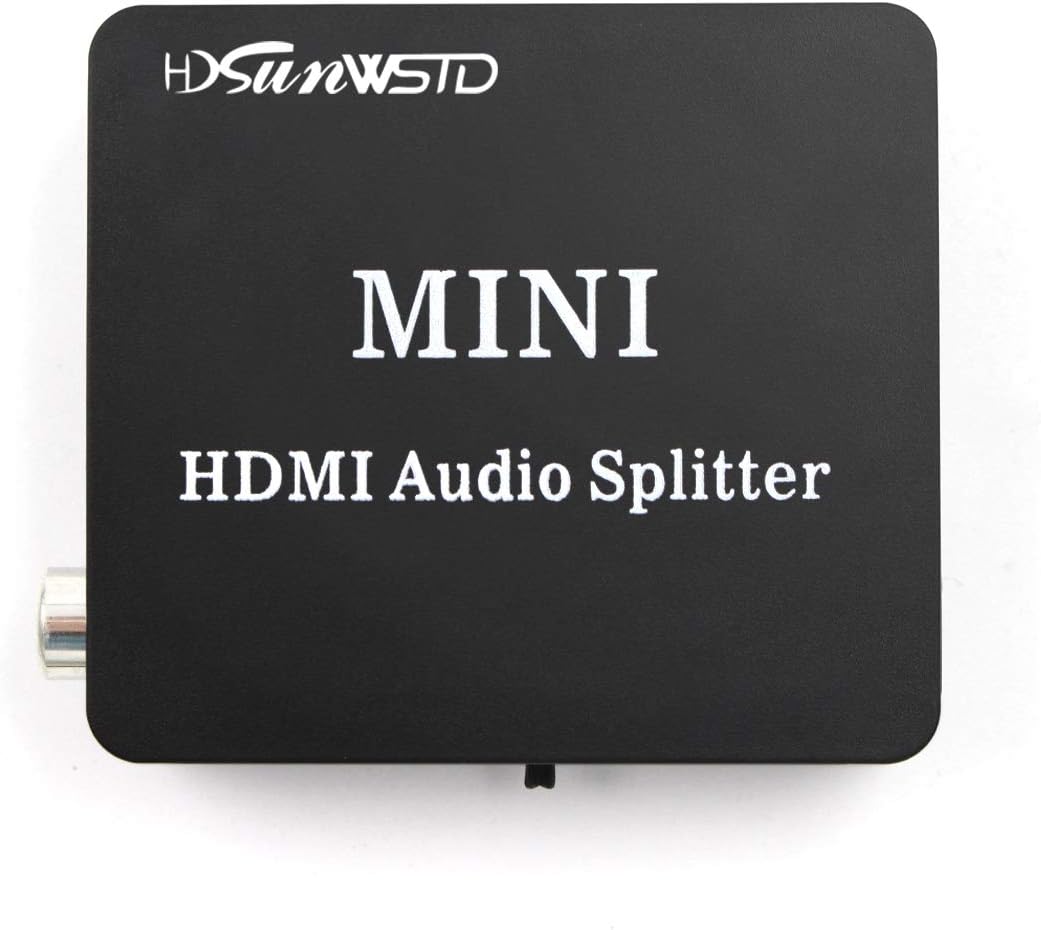 Amazon.com: Audio Splitter Adapter HDMI to HDMI and Optical TOSLINK SPDIF +3.5mm Audio Analog Audio Converter : Electronics