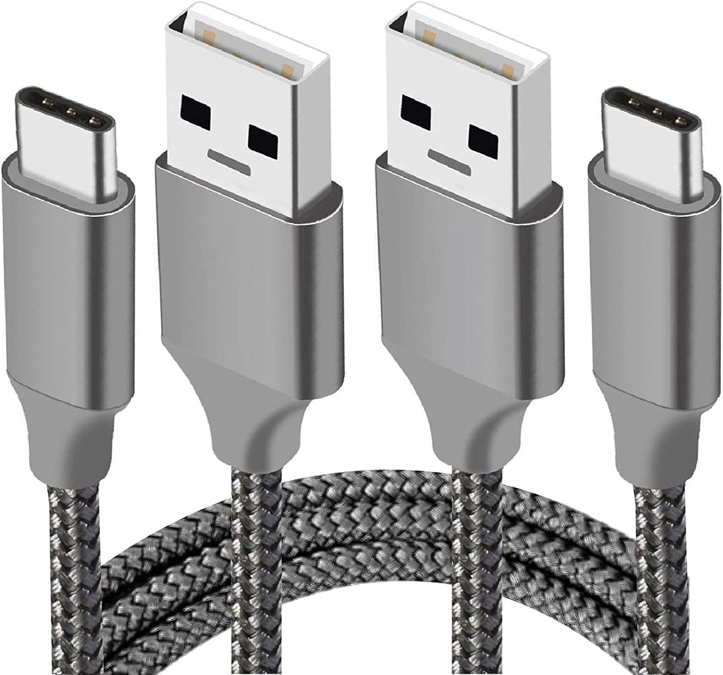 Amazon.com: USB Cable Type C,10FT 2PACK,Extra Long Braided Charging Cord,FAST Charger For Samsung Galaxy S9 S8 Plus,Note 8,Google Pixel 2 XL,LG G7 V35 ThinQ,V30,Moto Z3 G6 X4,ZTE Blade Z Max X,OnePlus 6 5T 5,Sony : Electronics