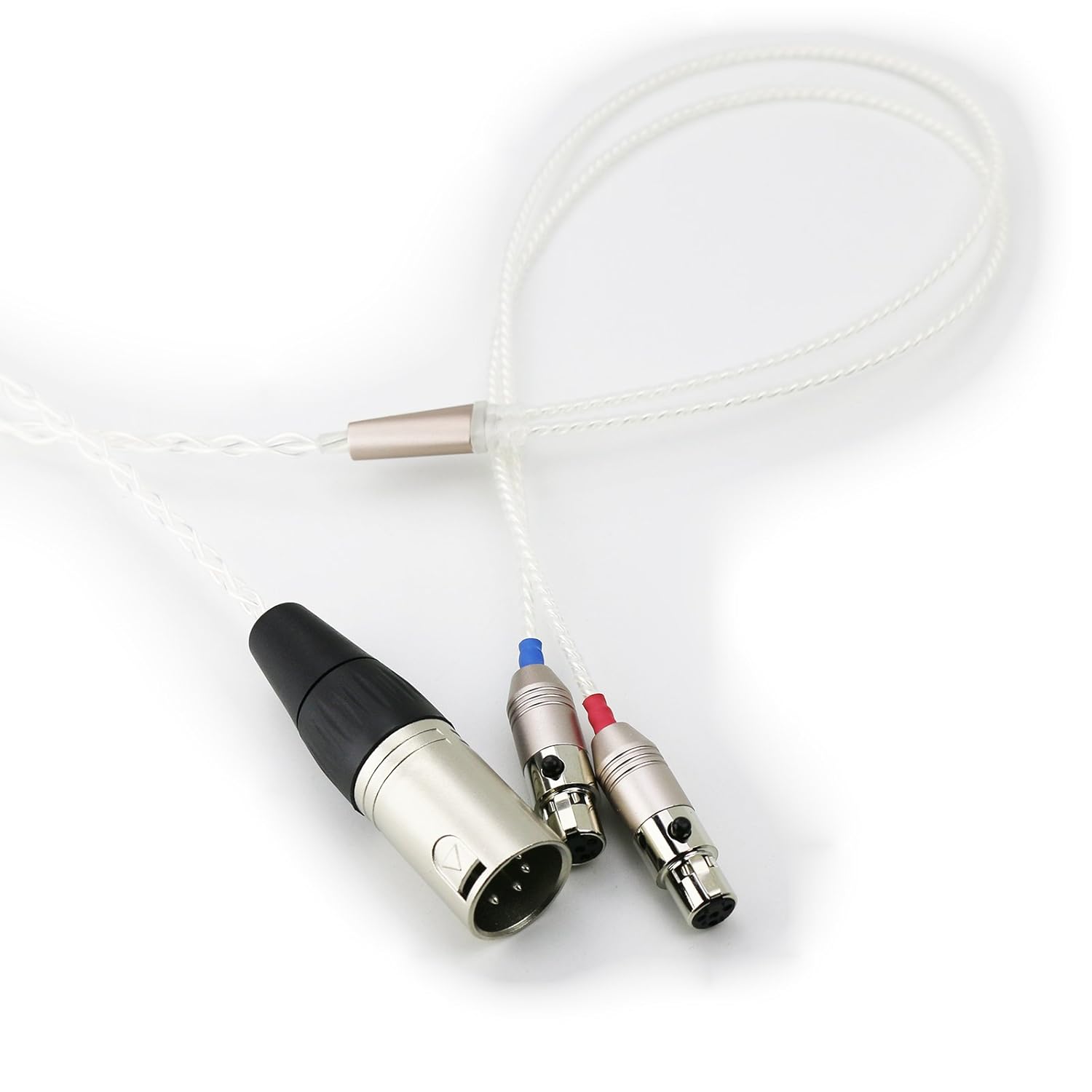 Amazon.com: NewFantasia HiFi Cable 4-pin XLR Balanced Male for Audeze LCD-2, LCD-3, LCD-4, LCD-X, LCD-XC, MM-500 Headphone Silver Plated Replacement Audio Upgrade Cable : Electronics