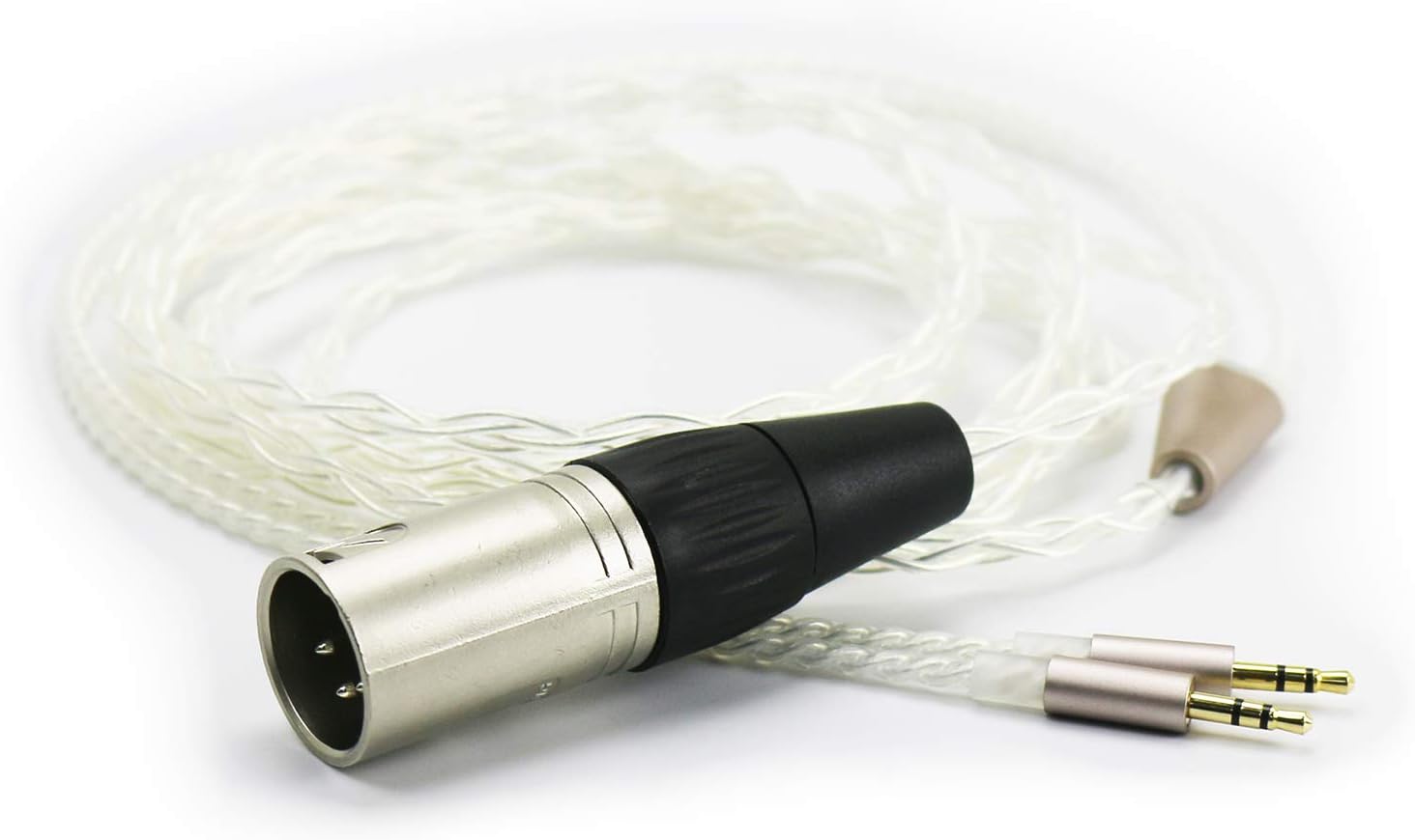 Amazon.com: NewFantasia 4-pin XLR Balanced Male 6N OCC Copper Single Crystal Silver Plated Cord Compatible with Hifiman Arya, Sundara, Ananda, HE400SE, Deva-Pro, HE4XX, HE-400i (Dual 3.5mm Version) Headphones : Electronics