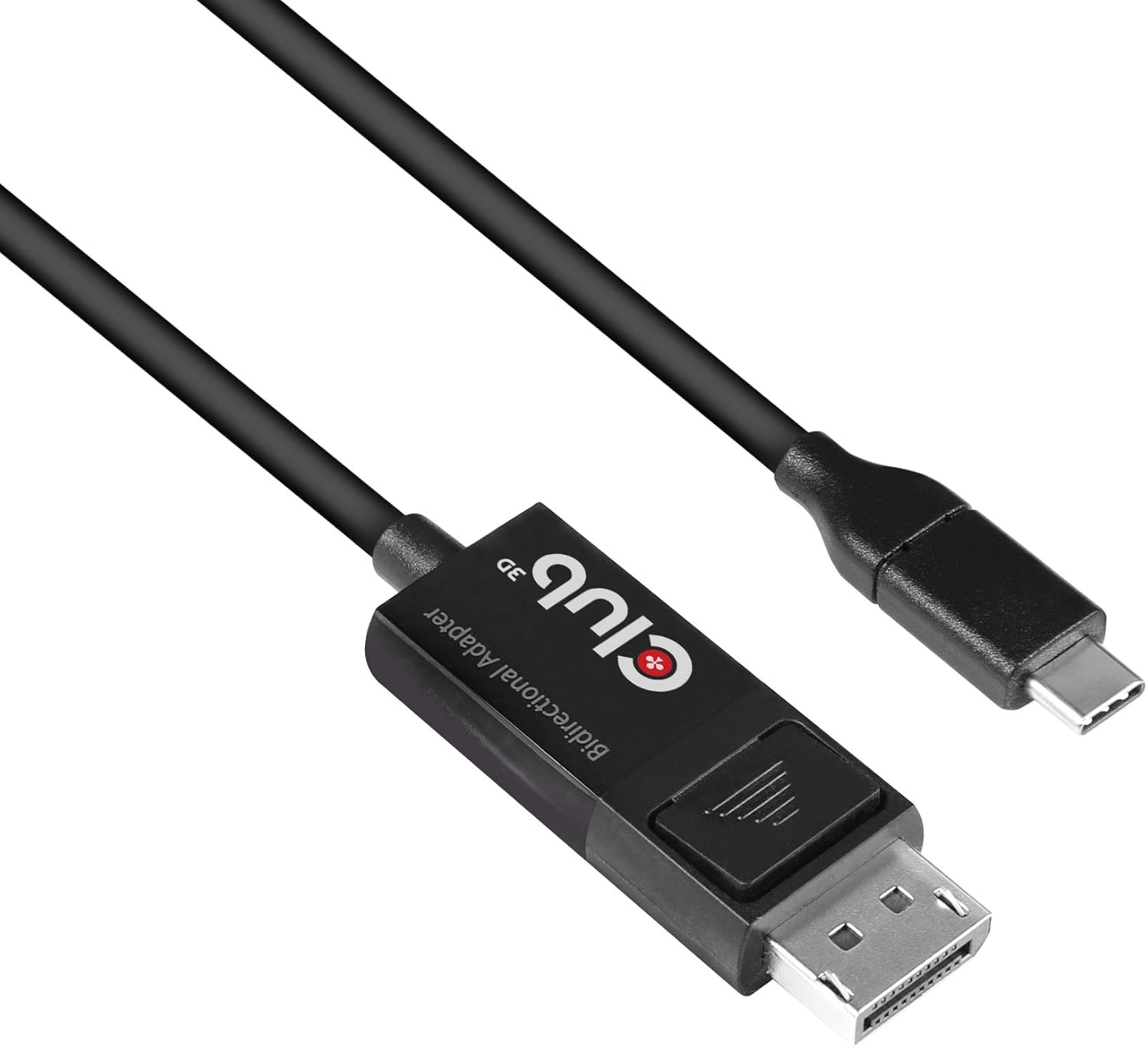 Amazon.com: Club3D CAC-1557 Cabo Bidirecional USB Tipo C para Displayport 1.4 com Suporte a Vídeo 8K 60Hz, 4K 120Hz HDR 1.8m-6ft M/M : Eletrônicos