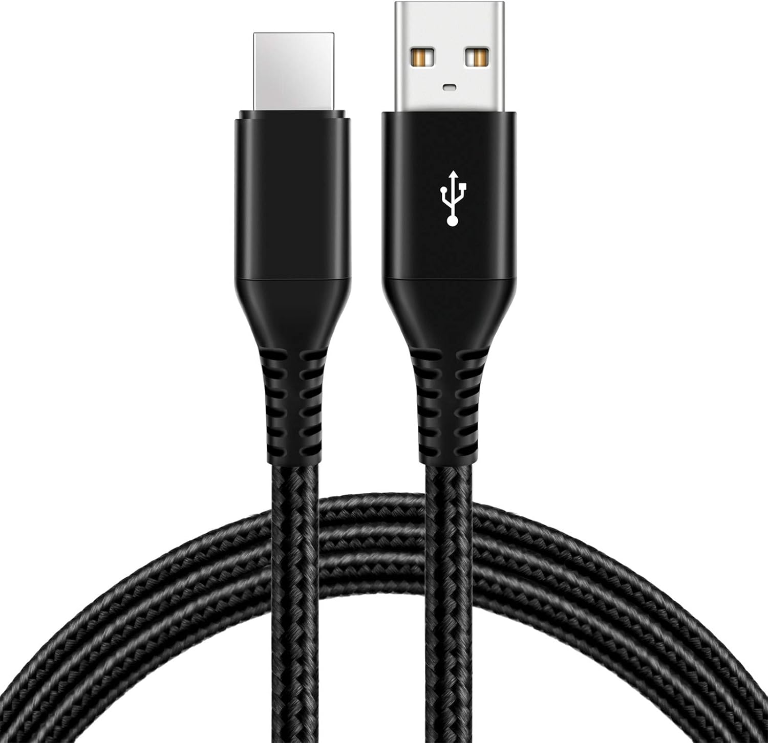 Amazon.com: MATEIN USB C Cable 15ft, Extra Long USB Type C Fast Charging Cable Nylon Braided USB A to USB C Cable Compatible with Samsung S10/S9/S8/S7/S20/A10/A20/A50/A51/Note9/Note8, LG V50 V40 V20,Black : Electronics