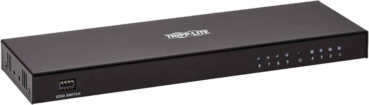 Amazon.com: Tripp Lite HDMI Splitter, 8 Port 1 in 8 Out Splitter, 8 Display Compatible, 4K @ 60 Hz, HDCP 2.2, EDID Management (B118-008E-UHD-2) : Electronics
