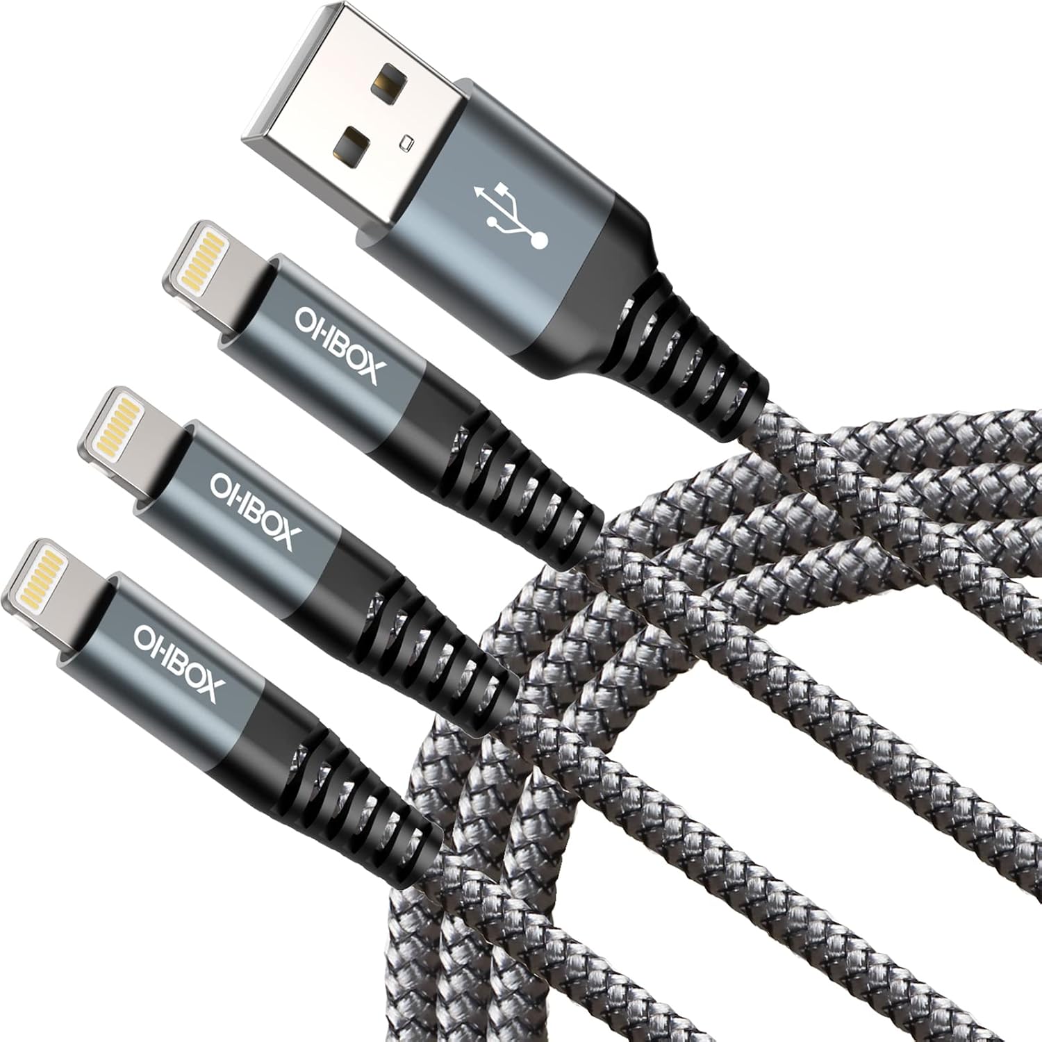Amazon.com: iPhone Charging Cable 6FT, 3Pack [Apple MFi Certified] USB to Lightning Cables Fast Charging, iPhone Charger Cord iPhone USB Cable Compatible with iPhone 14 13 12 11 Pro Max Plus 8 7 6 iPad and More : Electronics