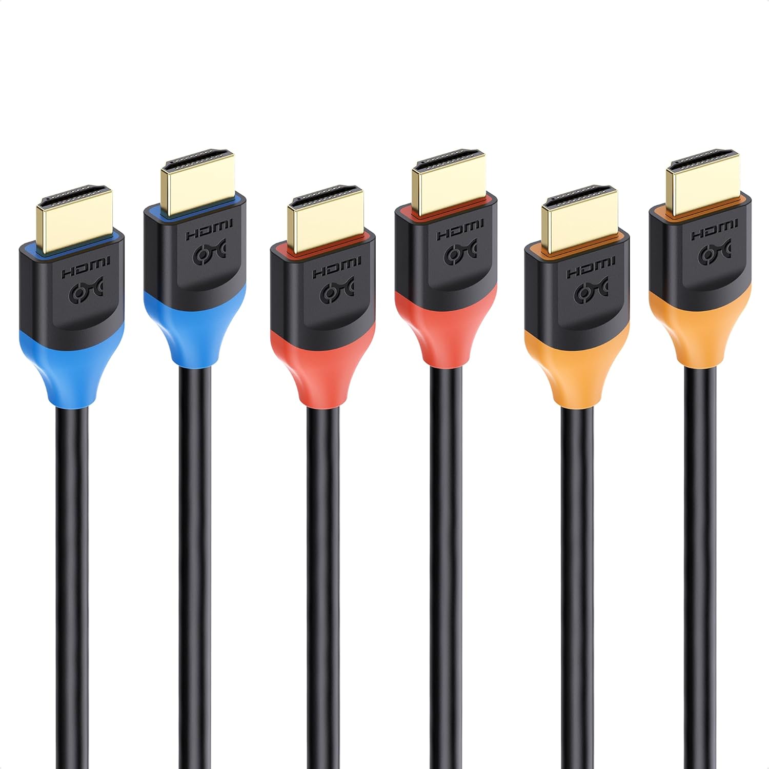 Amazon.com: Cable Matters [Ultra High Speed HDMI Certified] 3-Pack 48Gbps 8K HDMI Cable 6.6 ft / 2m with 8K@60Hz, 4K@240Hz and HDR Support for PS5, Xbox Series X/S, RTX3080/3090, RX 6800/6900, Apple TV : Electronics