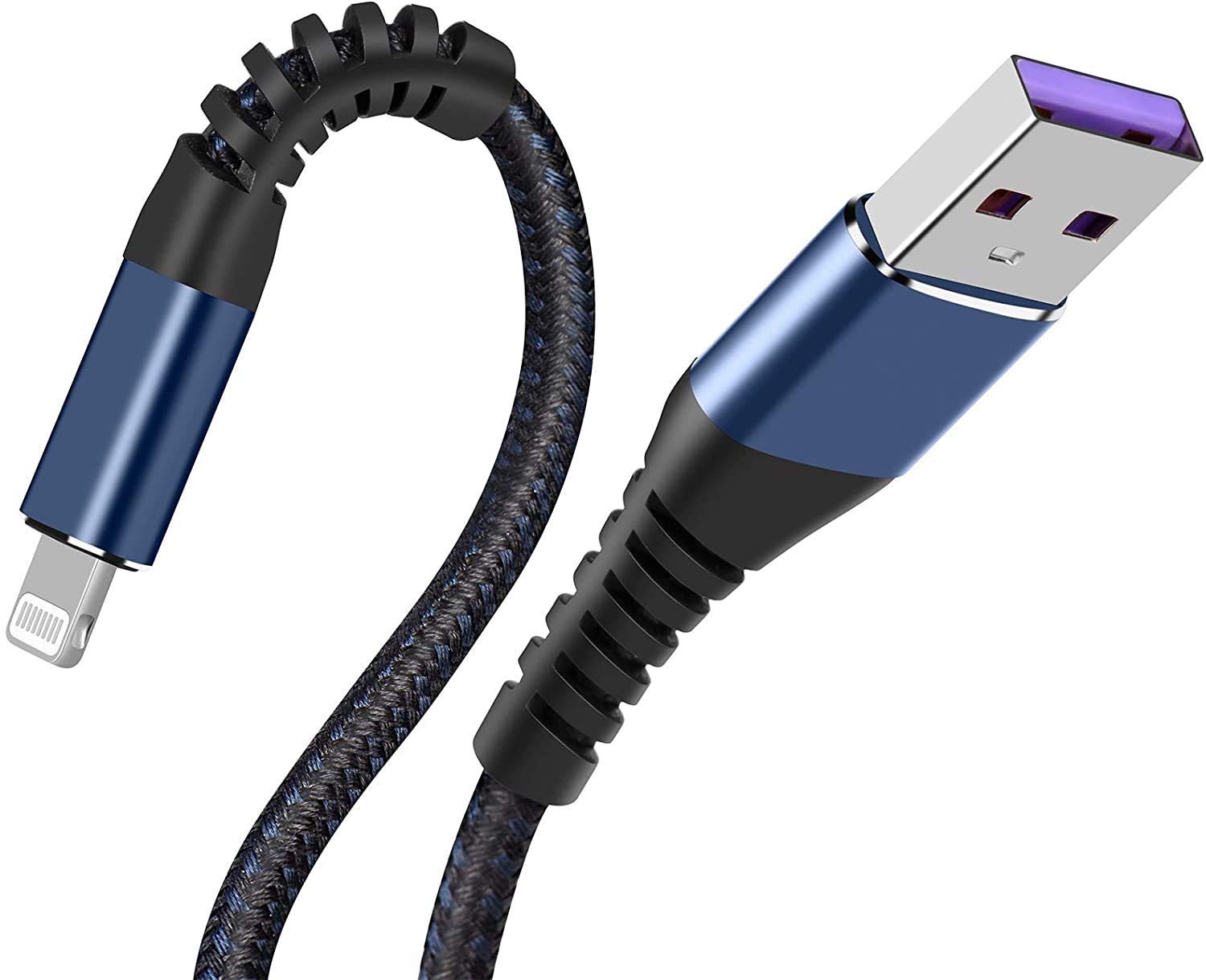 Amazon.com: [ Apple Certified 2pack ] iPhone Charger 6ft,Lightning Cable Long 6 Foot Cord, Fast Charging Cables for Apple iPhone 12/11/11Pro/11Max/ X/XS/XR/XS Max/8/7/6/5S/SE/iPad Mini Air (Blue) : Electronics