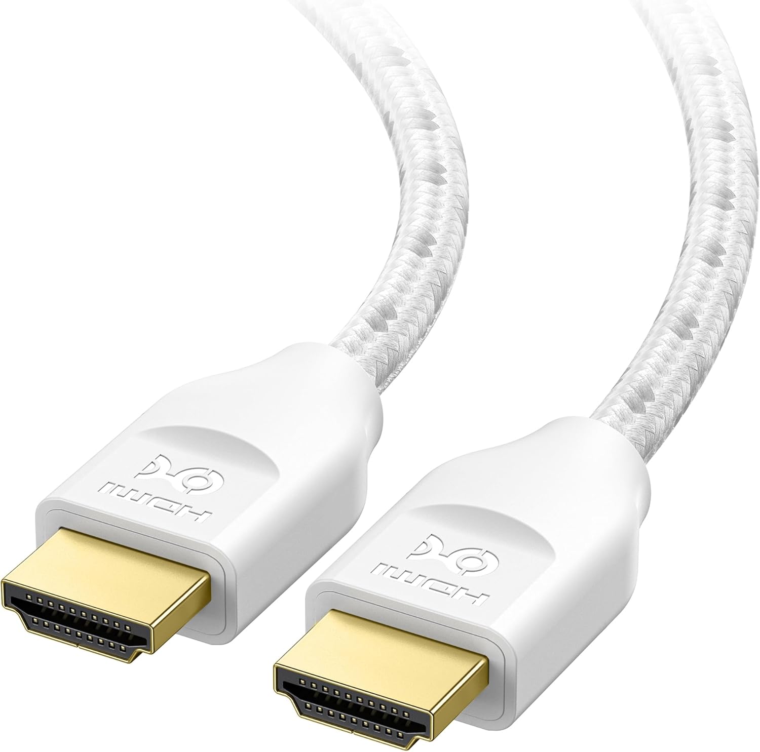 Amazon.com: Cable Matters [Ultra High Speed HDMI Certified] Braided 48Gbps 8K HDMI Cable 6.6 ft / 2m with 8K@60Hz, 4K@240Hz and HDR Support for PS5, Xbox Series X/S, RTX3080 / 3090, Apple TV and More in White : Electronics