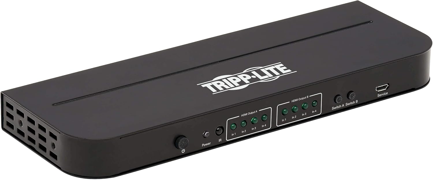 Amazon.com: Tripp Lite 4x2 HDMI Matrix Switch/Splitter with Audio Extractor 4K @ 60Hz (B118-2X4-4K-A) : Electronics