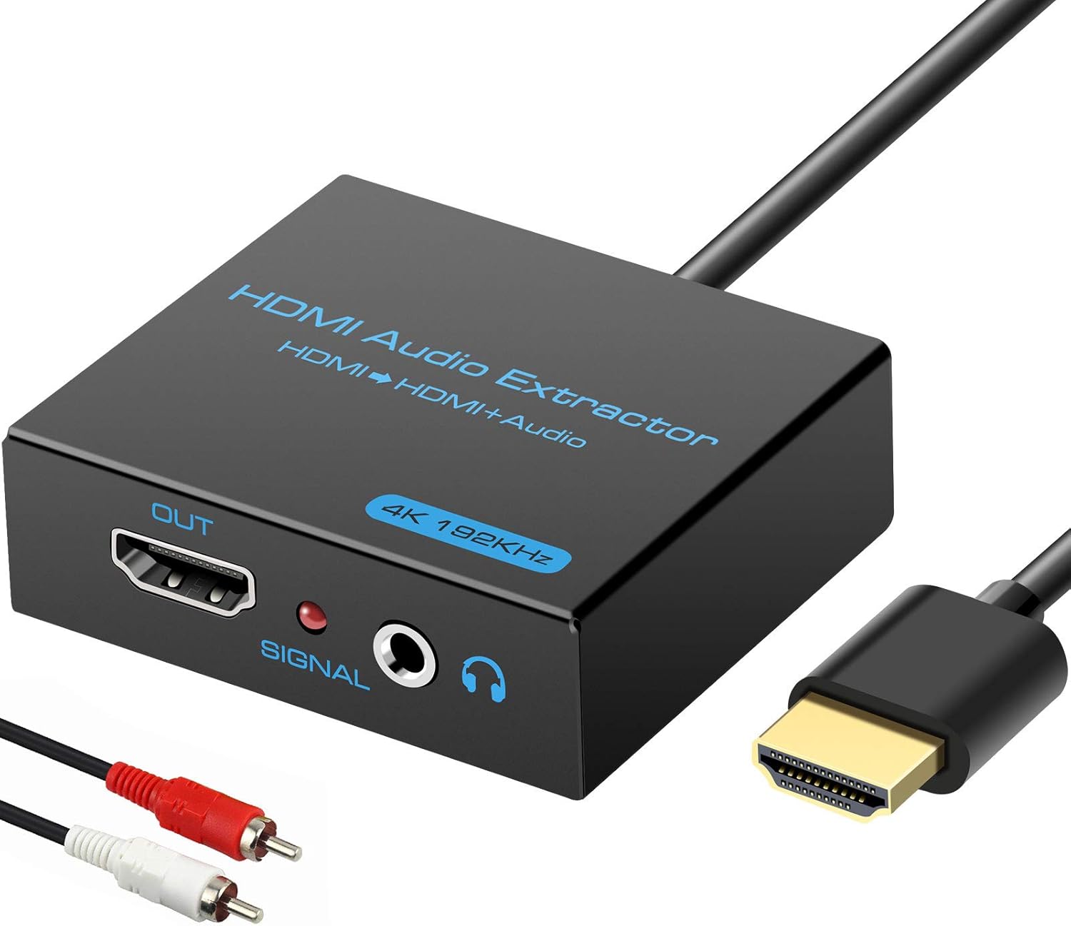 Amazon.com: VPFET HDMI Audio Extractor Splitter 4K 3.5mm Adapter Converter with AUX RCA L or R Stereo Output Support 1080P 3D Compatable for PS4 Fire Stick Blu Ray Player etc : Electronics