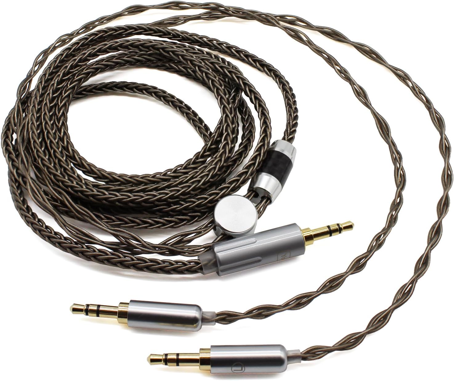 Amazon.com: Youkamoo 8 Core Braided Silver Plated Replacement Cable Compatible for Hifiman HE4XX, HE-400i Headphones, 3.5mm to Dual 3.5mm Male 1.8m 6ft : Electronics