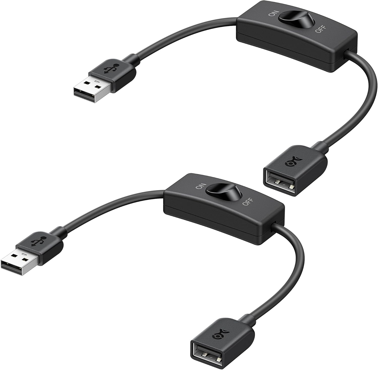 Amazon.com: Cable Matters 2-Pack USB On Off Switch - 1ft, Support Data and Power, Short USBA Extension Cable with ON Off, USB Power Switch : Electronics