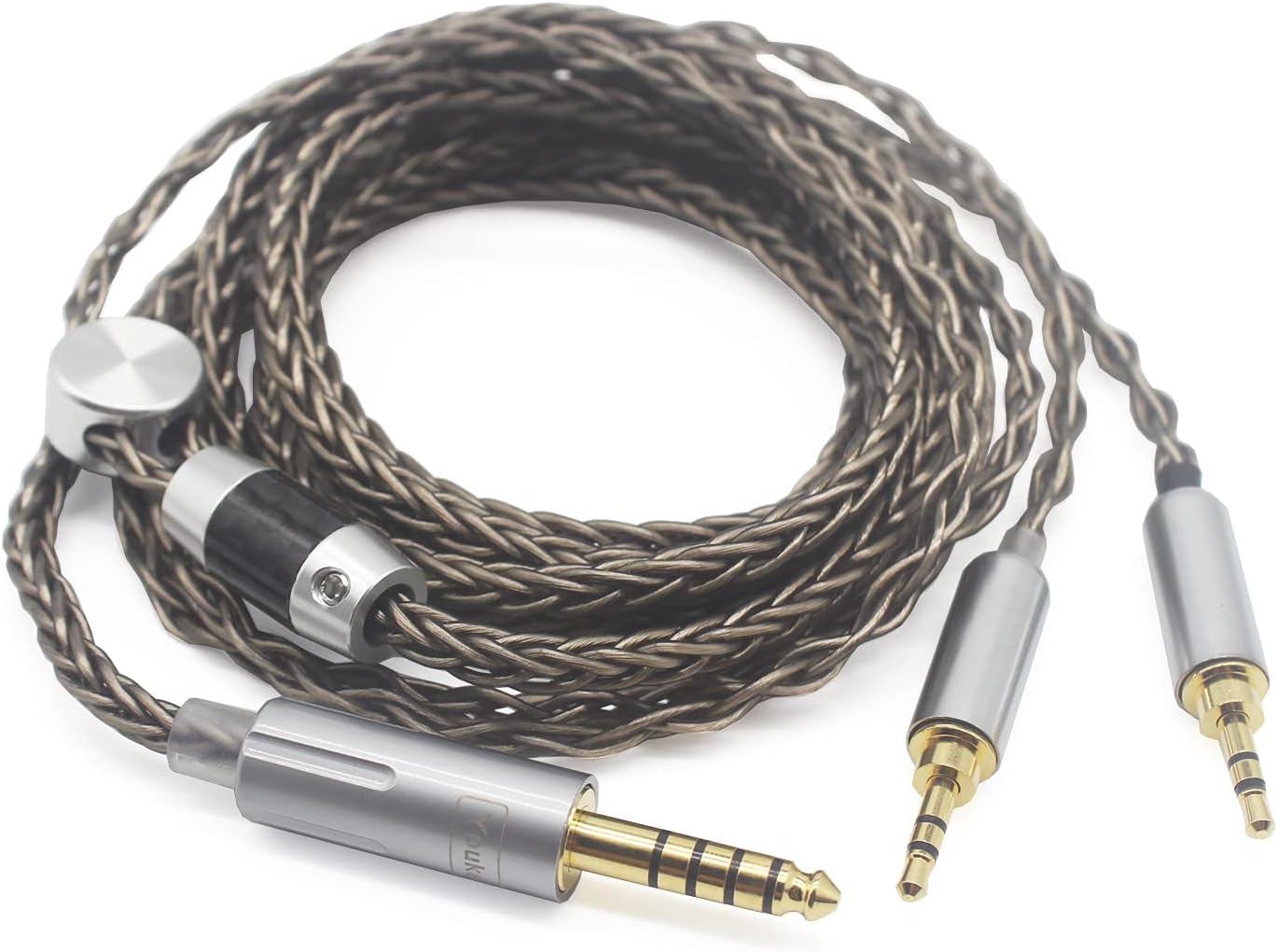 Amazon.com: Youkamoo 4.4mm Cable Compatible for Hifiman HE4XX, HE-400i Headphones 8 Core Braided Silver Plated Replacement Audio Upgrade Cable (4.4mm to Dual 3.5mm Male Version) : Electronics