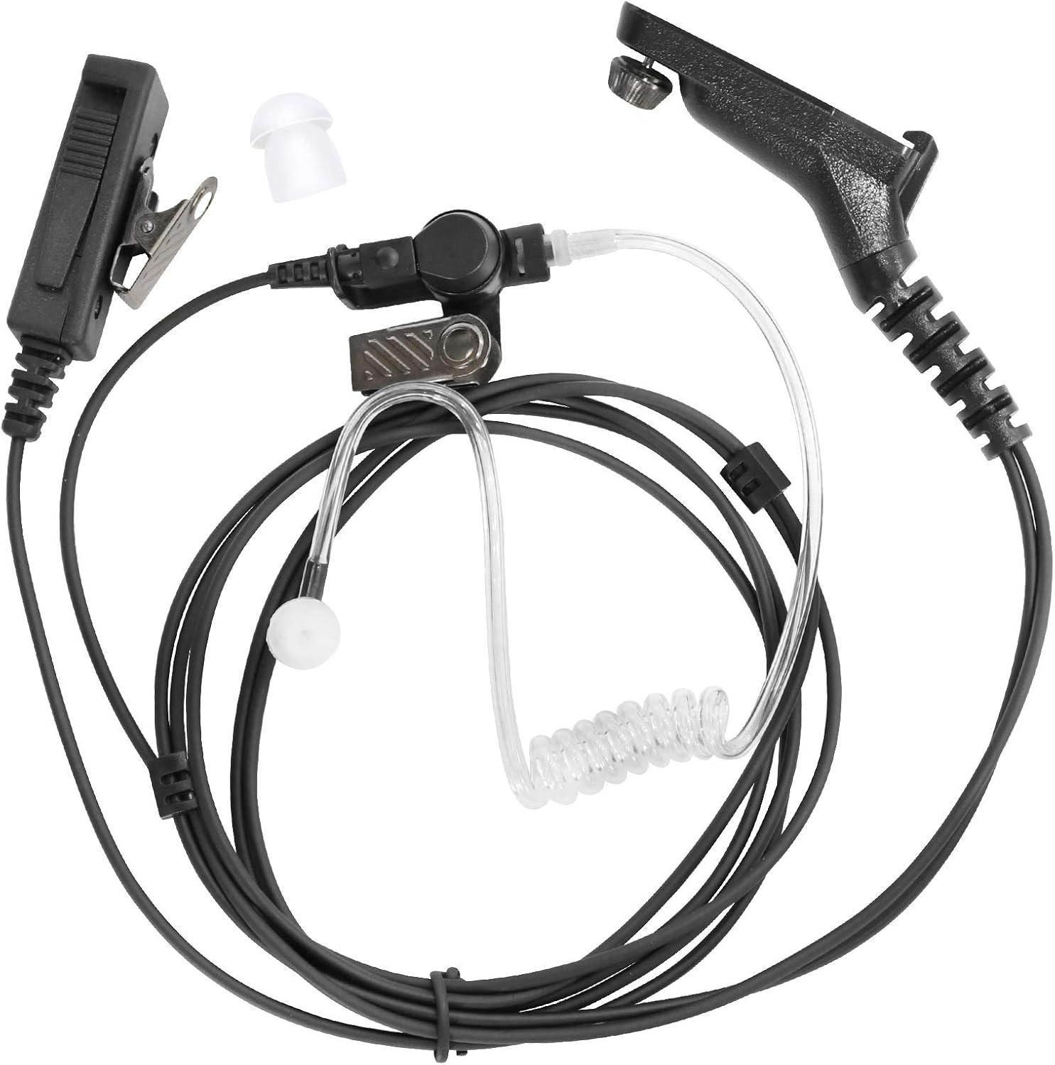 Amazon.com: Amasu 2-Wire Walkie Talkie Earpiece Surveillance Kit Earphone Radio Headset Compatible with APX6000 APX7000 APX8000 SRX2200 Radio : Electronics