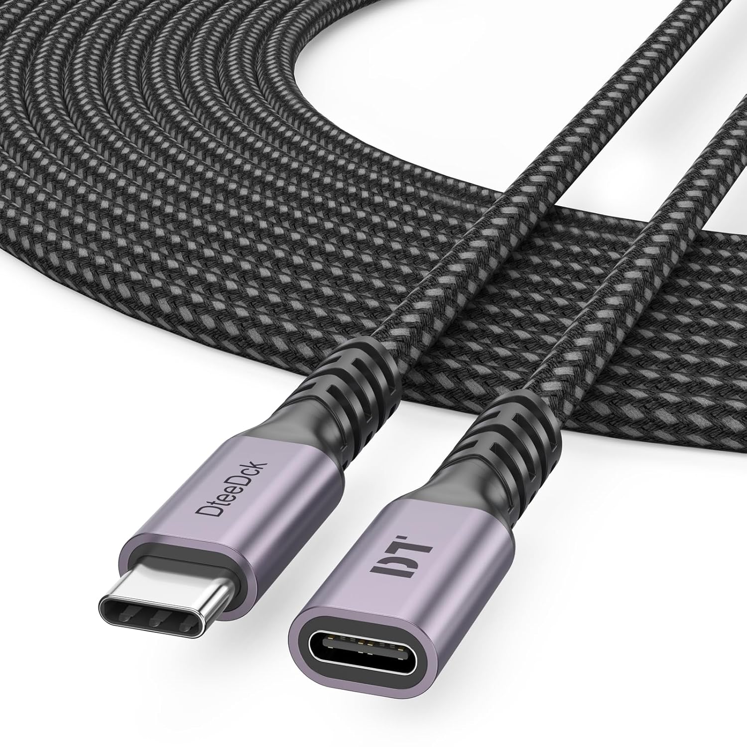 Amazon.com: USB C Extension Cable 15ft, USBC Type C Male to Female 5Gbps Data Transfer/100W Charging/4K@60Hz Display Cord Extender USB3.2 Gen2 for Laptop Tablet Mobile Phone and More : Electronics