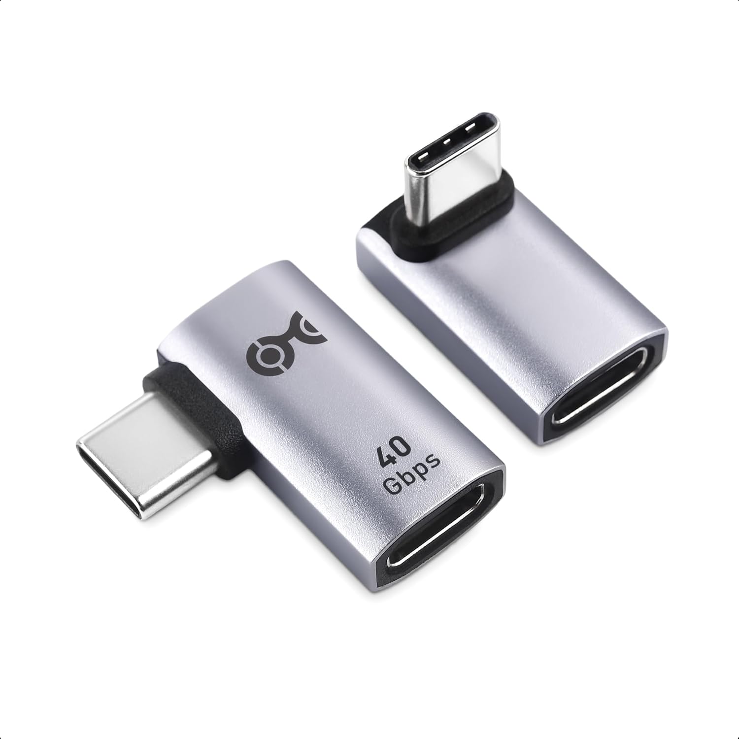 Amazon.com: Cable Matters Combo-Pack 40Gbps Right Angle USB-C Adapter Kit, Up to [4K@240Hz Video, 240W Charging, 40Gbps Data Transfer] 90 Degree USB C Adapter, Compatible with Thunderbolt 4, iPhone 16, Steam Deck : Electronics