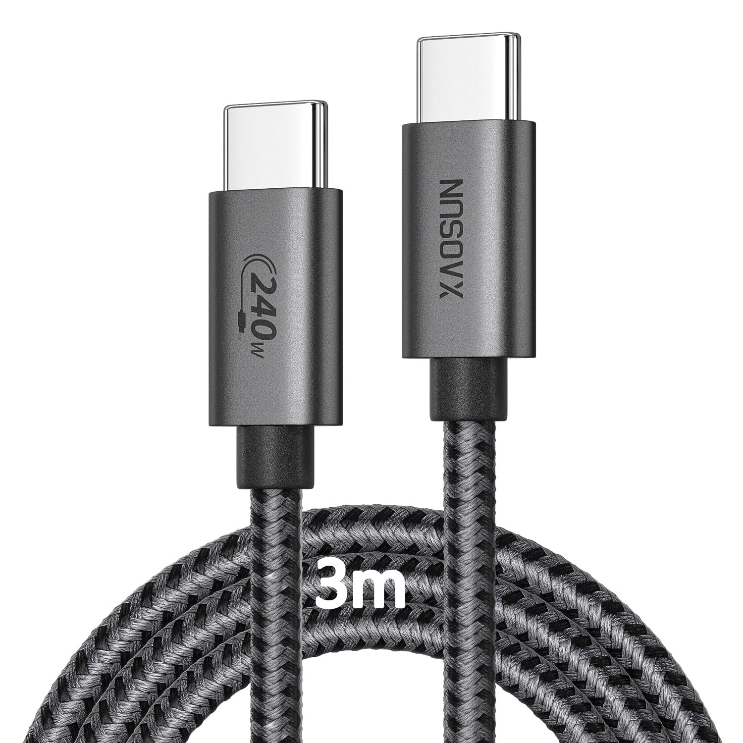 Amazon.com: XAOSUN 240W USB C to USB C Cable Type C Fast Charging Cable Compatible with MacBook Pro 2022, iPad Pro 2022, iPad Air 5, Samsung Galaxy S23/S22 Ultra, Pixel, Switch and More 10FT : Electronics