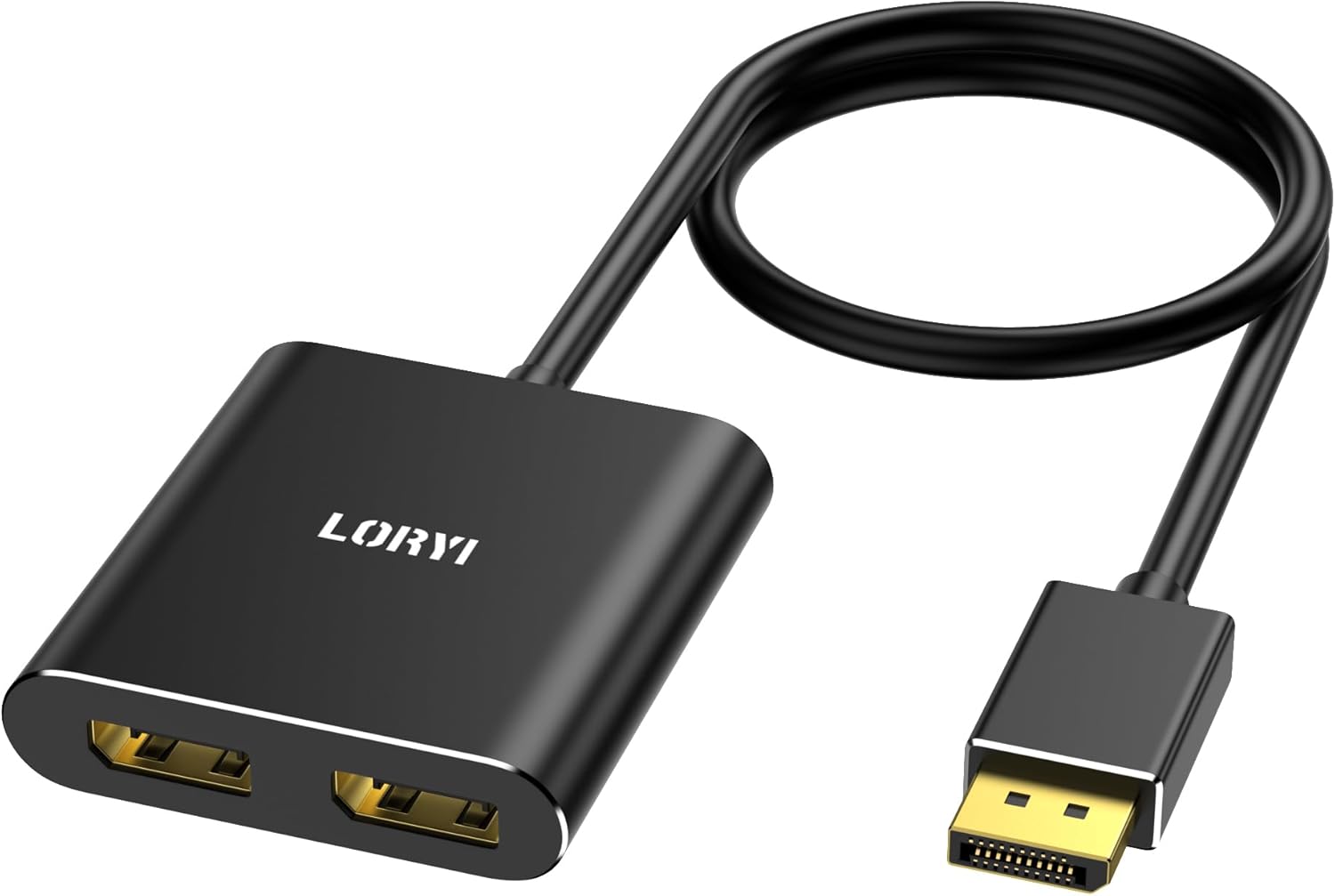 Amazon.com: Loryi Displayport to Dual DisplayPort Splitter Adapter,4K60Hz MST Displayport hub 1 in 2 Out Display Port for Dual Monitors,DP1.4 Display Port Splitter for Desktop, Laptop,Extend Display : Electronics