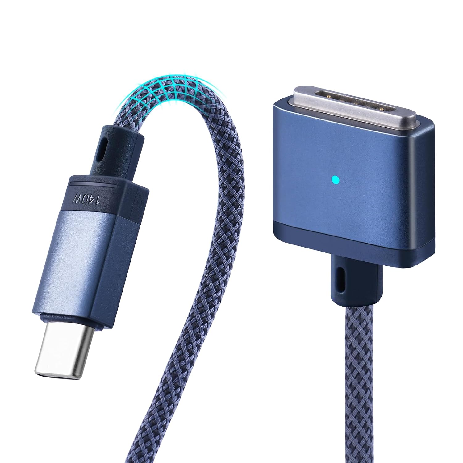 Amazon.com: OGRANEE 140W Magnetic 3 Charging Cable, USB C to Magnetic 3 Charger Cord, 6.6FT Nylon Braided Power Cord Compat with MacBook Pro 2021 14in - 16in, MacBook Air 2022, MacBook Pro 2023 14in - 16in, Blue : Electronics