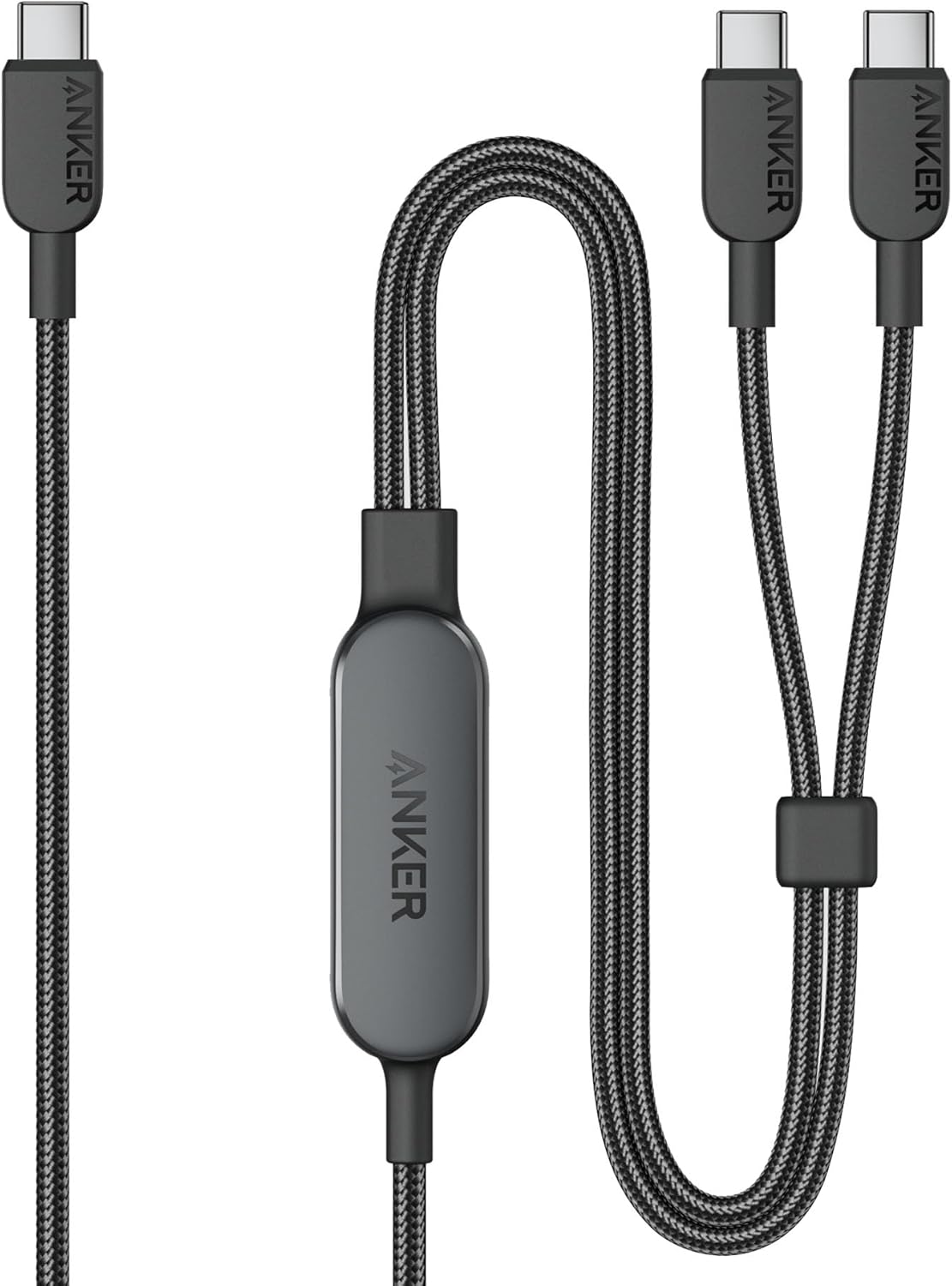 Amazon.com: Anker Cable,4FT 2-in-1 USB C to USB C Cable 140W Max,Fast Charging for iPhone 17/17 Pro Max/16 Series,MacBook Air/Pro,and More(Braided,Black) : Electronics