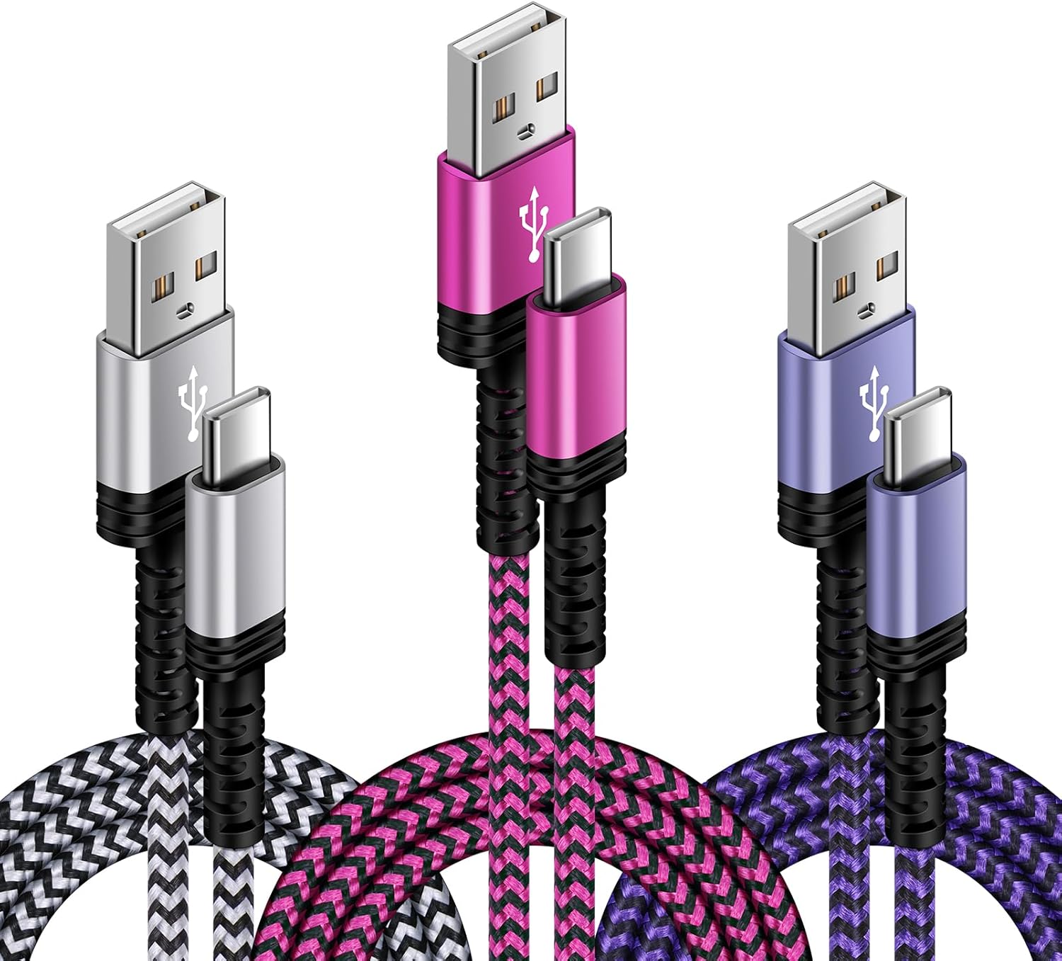 Amazon.com: USB C Charger Cables for Google Pixel 7 Pro 8 7A 8 Pro 6A 4A 3A,3/6/10FeeT Type USB C Android Phone Fast Charging Car Cord for Samsung Galaxy S23 FE A14 A54 A13 S9;Moto G Stylus;iPhone 15 Pro Max : Cell Phones & Accessories