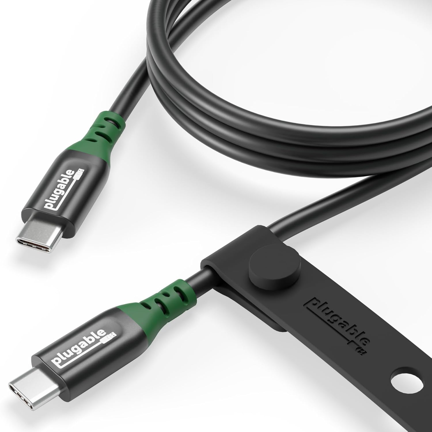 Amazon.com: Plugable USB C Cable, 240W Charging Cable 20Gbps, 4K 120Hz, 8K 60Hz USB-C Monitor, for iPhone, MacBook, iPad, Samsung Galaxy, 3.3 Feet (USBC-240W-1M) : Electronics