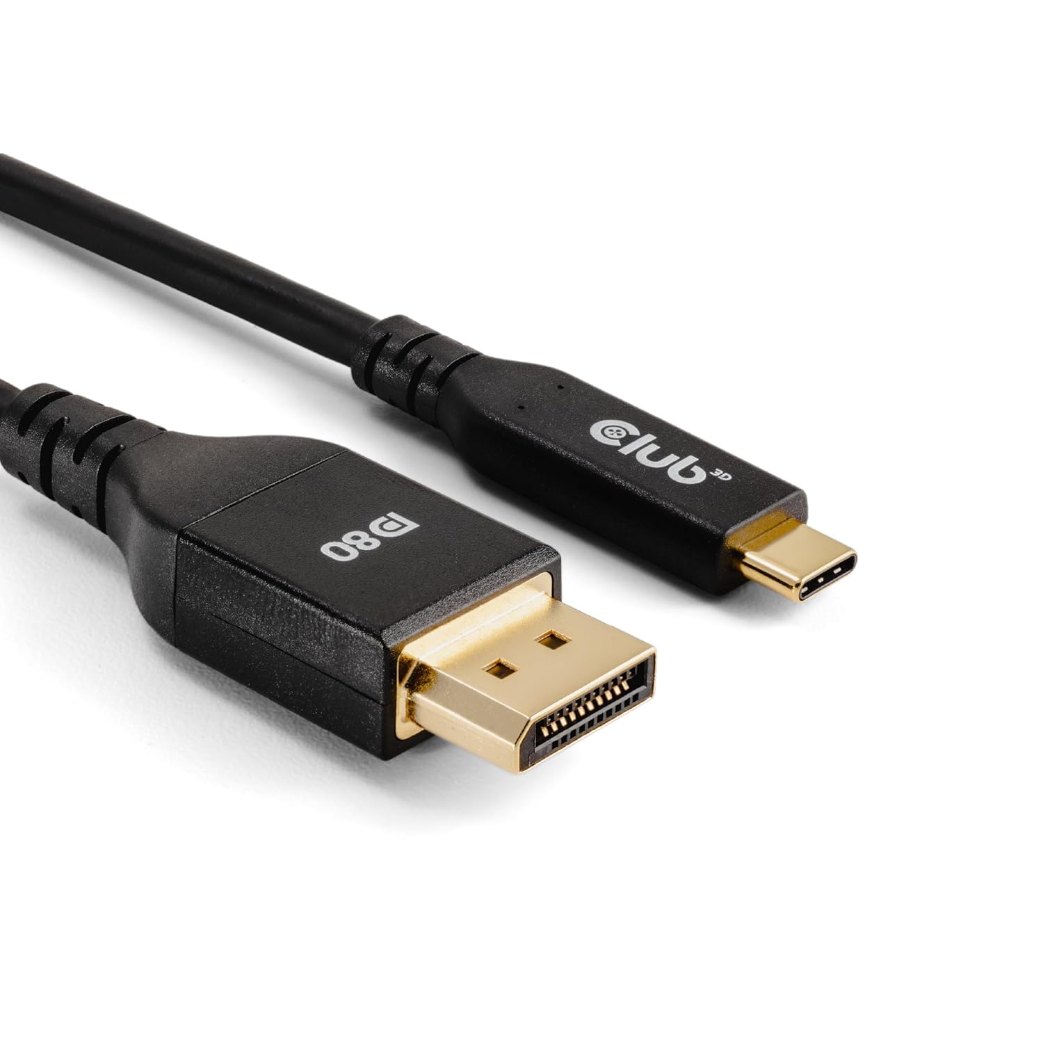 Amazon.com: Club 3D USB C to DisplayPort 2.1 Cable 8K - 240Hz 4K - 720Hz HDR | VESA DP80 Certified 80Gbps Bi-Directional USB-C to DP Cable, Thunderbolt 4/3 Compatible, 3.3ft/1m for MacBook Pro, Dell, HP CAC-1559 : Electronics