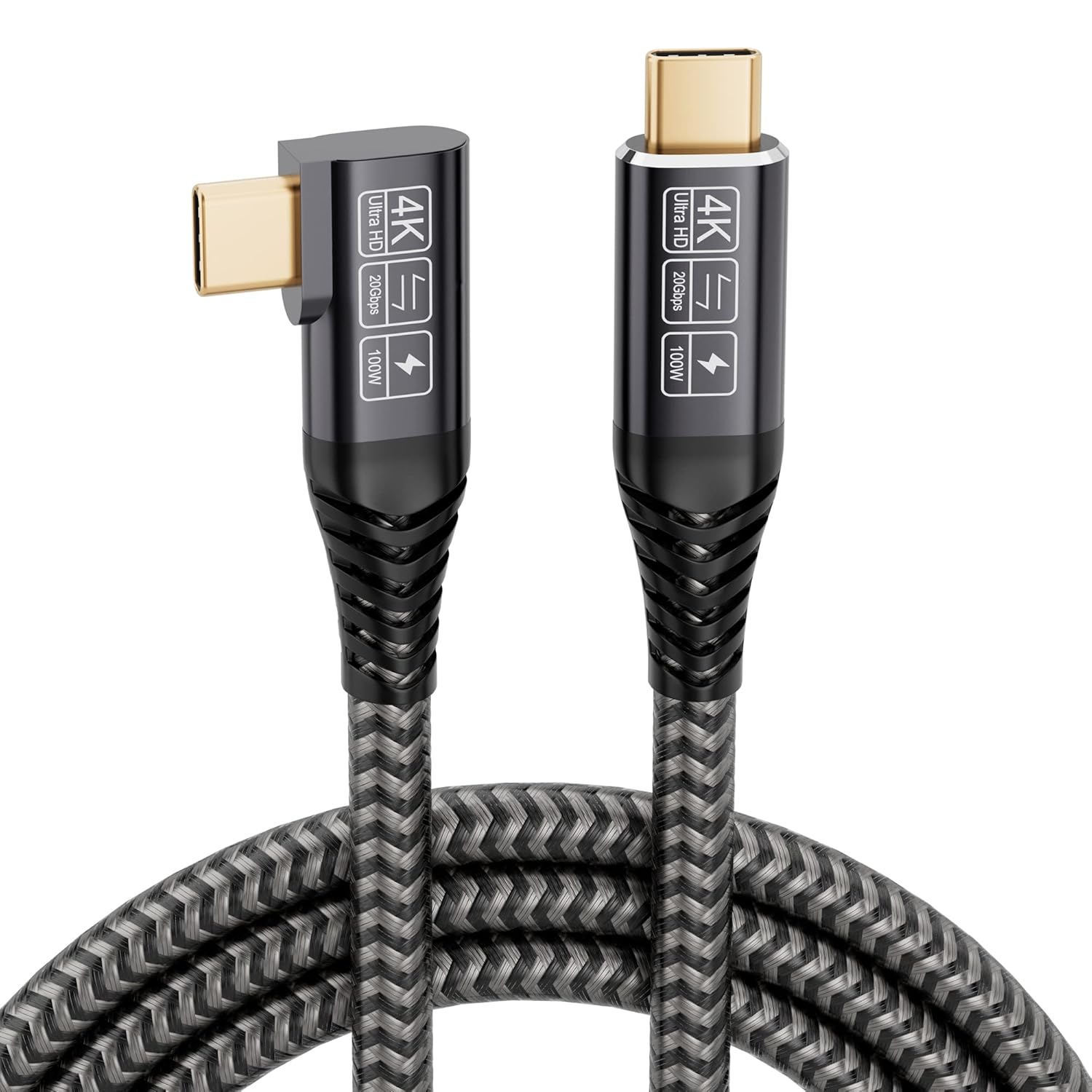 Amazon.com: USB C to USB C Cable, 100W Fast Charging Cable USB 3.2 gen 2,Type-c Cable Short,20Gbps Data Transfer,4K@60Hz Video High Speed USB Type C Cable,USB C Monitor Cable,Compatible with Samsung Galaxy : Electronics