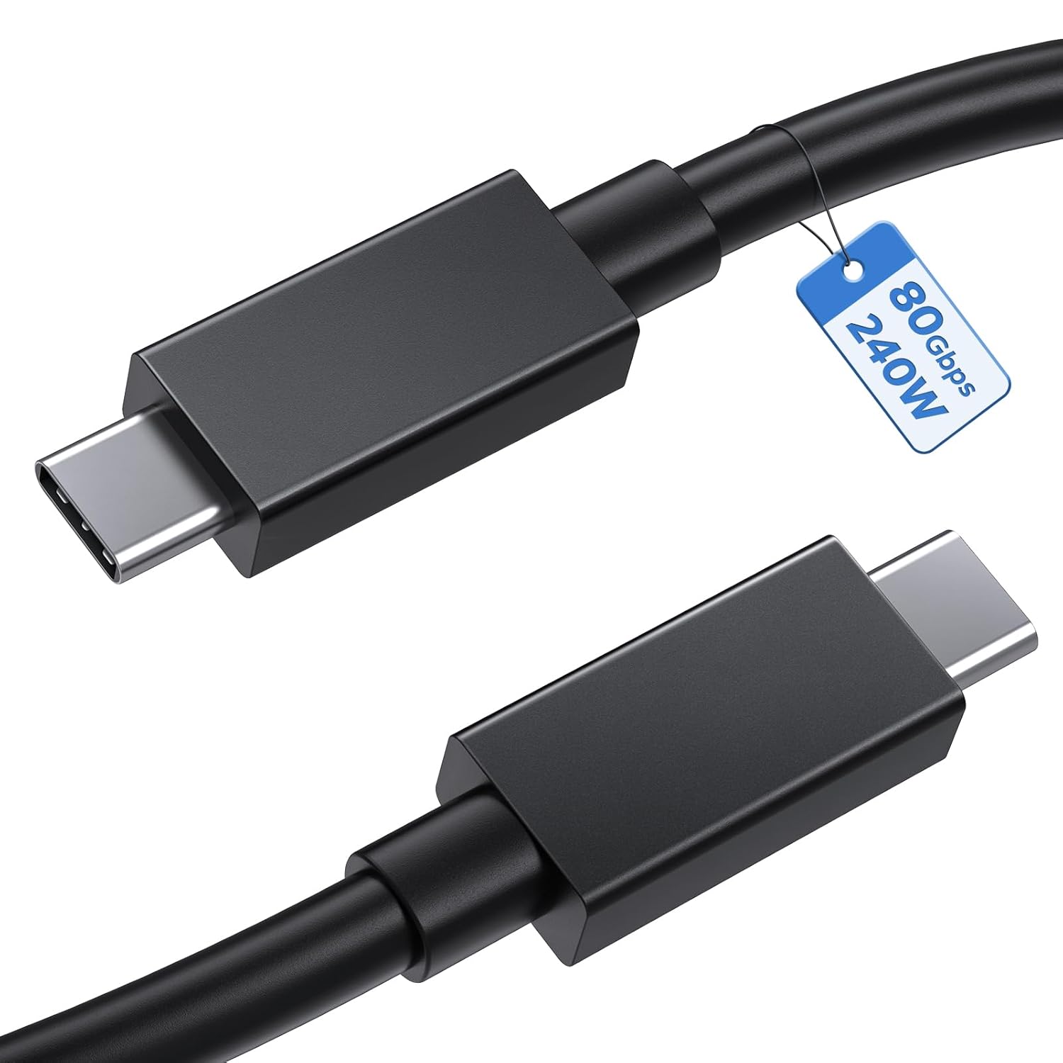 Amazon.com: ZIZUTTIN 80 Gbps USB C Cable: 5 ft 80Gbps Cable with 240W PD Power Charging for Mac Connecting External SSD & USBC Monitors with Daisy Chain Compatible with Thunderbolt 5 & 40 Gbps Thunerbolt 4 USB4 : Electronics