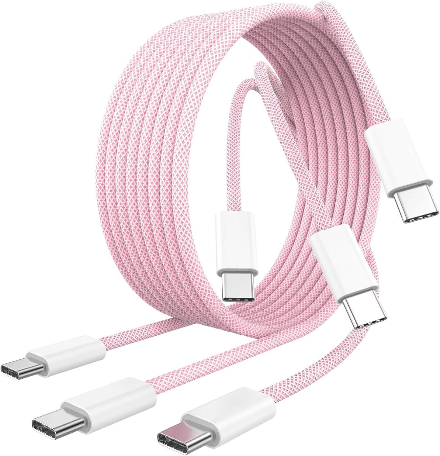 Amazon.com: Apple iPhone 16 Charging Cable, 3 Pack [MFi Certified] 6FT Braided USB C to USB C Fast Charging Cable for iPhone 16/16 Plus/16 Pro/16 Pro Max/15/15 Pro Max, Pink : Electronics