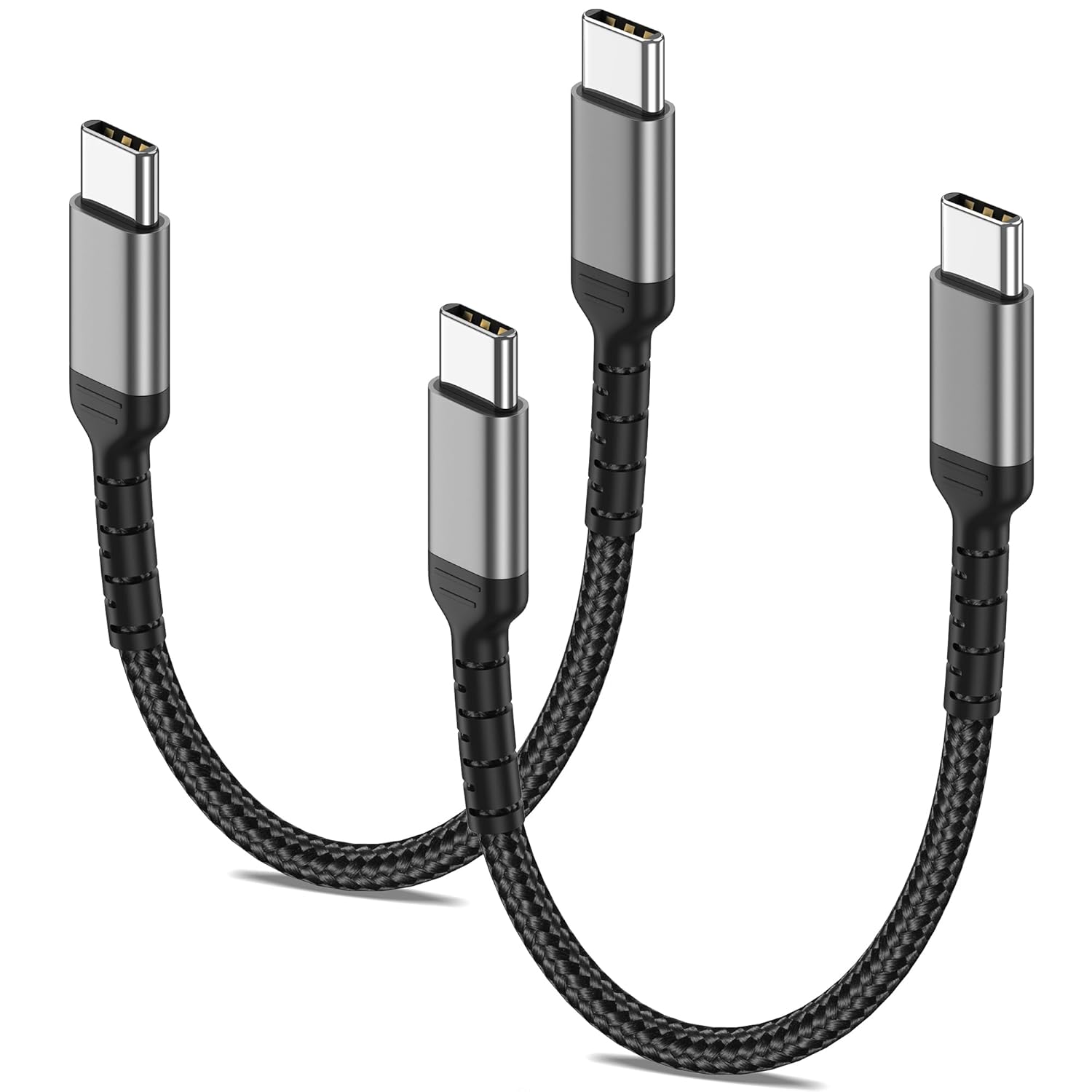 Amazon.com: 6 انچ USB C چارجر کارڈ، 2 پیک، مختصر USB C سے C کیبل بریڈیڈ فاسٹ چارجنگ USB-C کیبل iPhone 15 Samsung Galaxy S23 Ultra Google Pixel کے ساتھ مطابقت : الیکٹرانکس