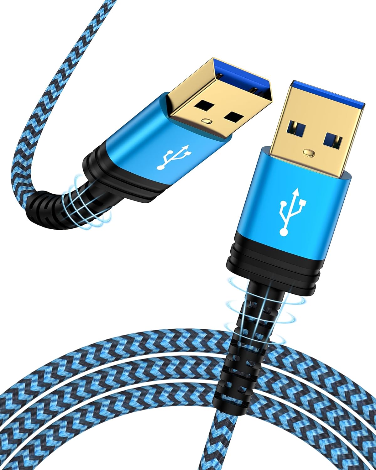 Amazon.com: AILKIN USB to USB Cable, Male to Male USB 3.0 A to A Extension Cable, Durable Sided USB Cord for Monitor, Hard Drive, Laptop, Camera, DVD Player, Usba to Usba High-Speed Data Wire 10ft : Electronics