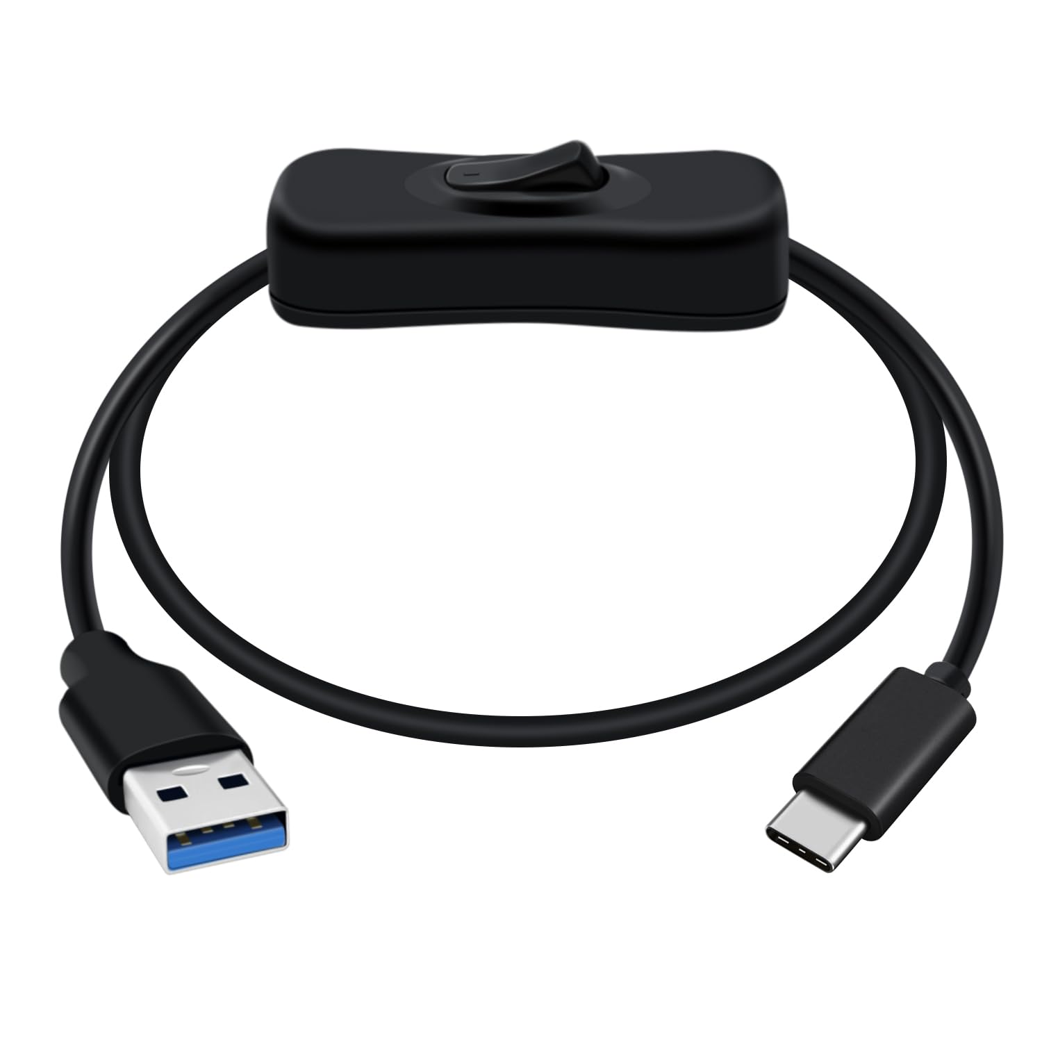 Amazon.com: HuaLiSiJi USB C Cable with Switch USB 3.0 to Type C Charger Cable with On Off Switch Supports 5Gbps Data Transmit and Power Supply, for Laptops, PC, Phone, Car (Black, 3FT / 1 m) : Electronics