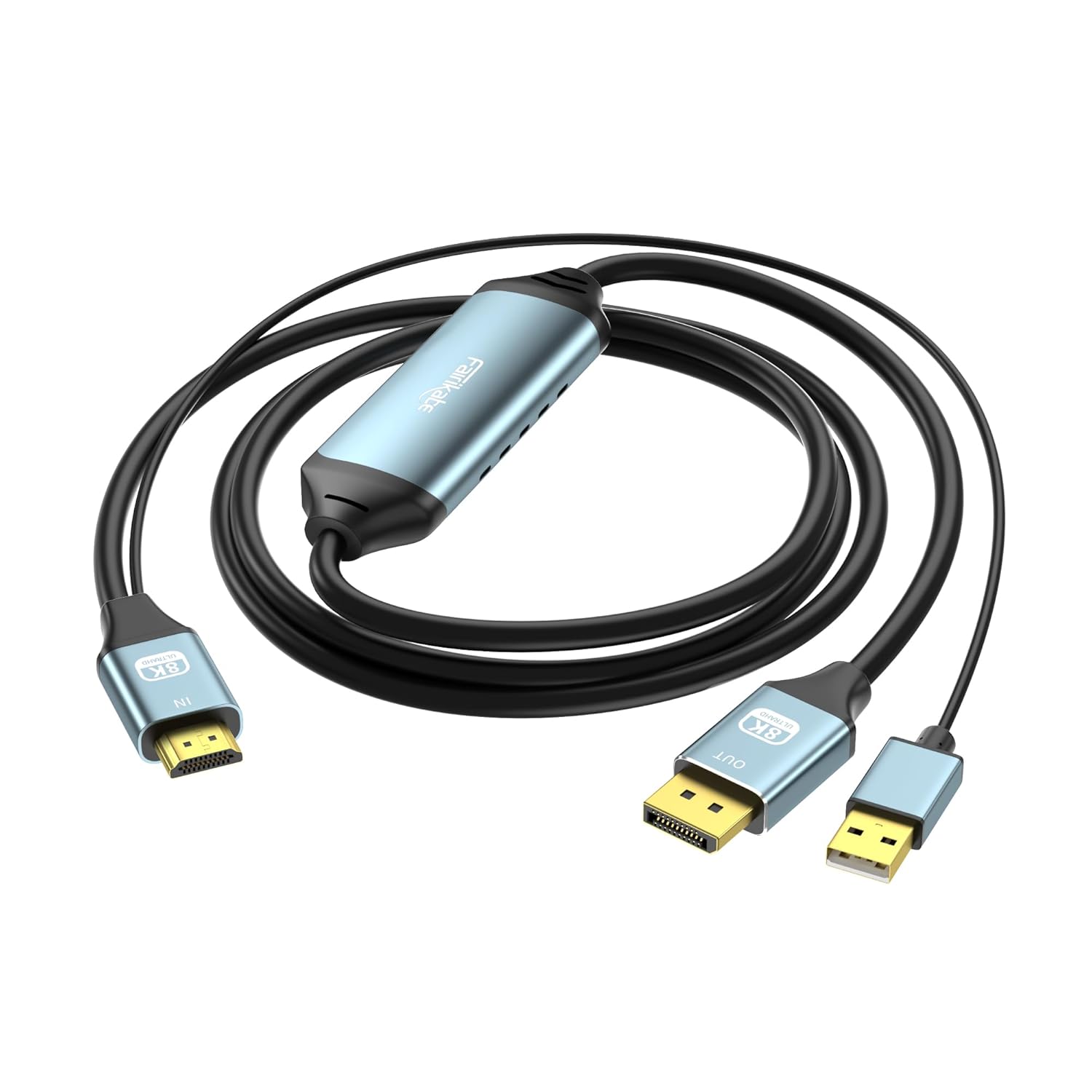 Amazon.com: HDMI to DisplayPort Adapter 8K@60Hz, 4K@144Hz / 2K@240Hz HDMI 2.1 to DP 1.4 Converter for Gaming Monitor, Active HDMI to DisplayPort Cable for PS5, Xbox Series X, Gaming PC, High Refresh Rate Monitor : Electronics