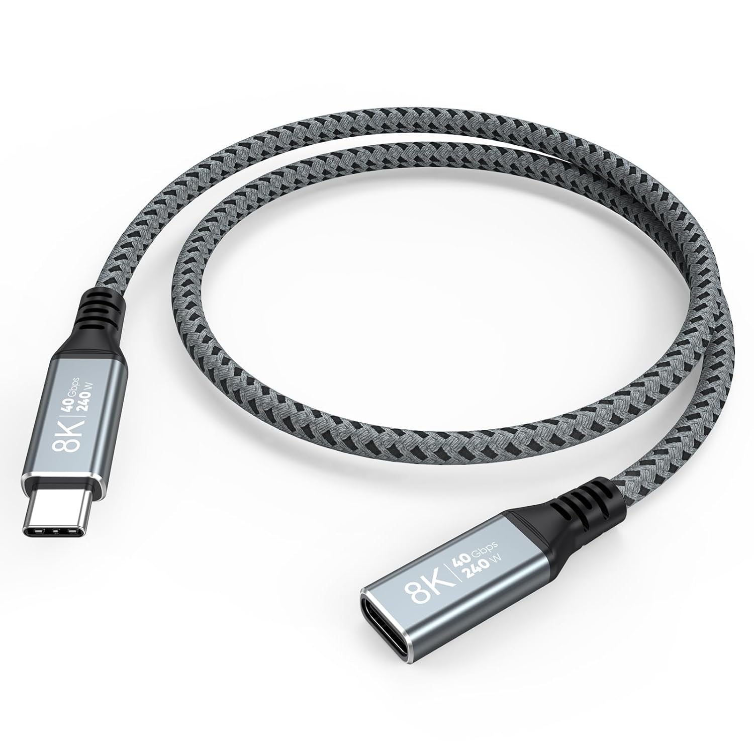 Amazon.com: UVOOI 40Gbps Short USB 4 Extension Cable 1.5FT for Thunderbolt 4, USB C Extender Male to Female Cable Type C (240W Charging, 8K@60Hz/4K@240Hz) Compatible with MacBook,Docking,USB C Hub,iPhone 17,iPad : Electronics