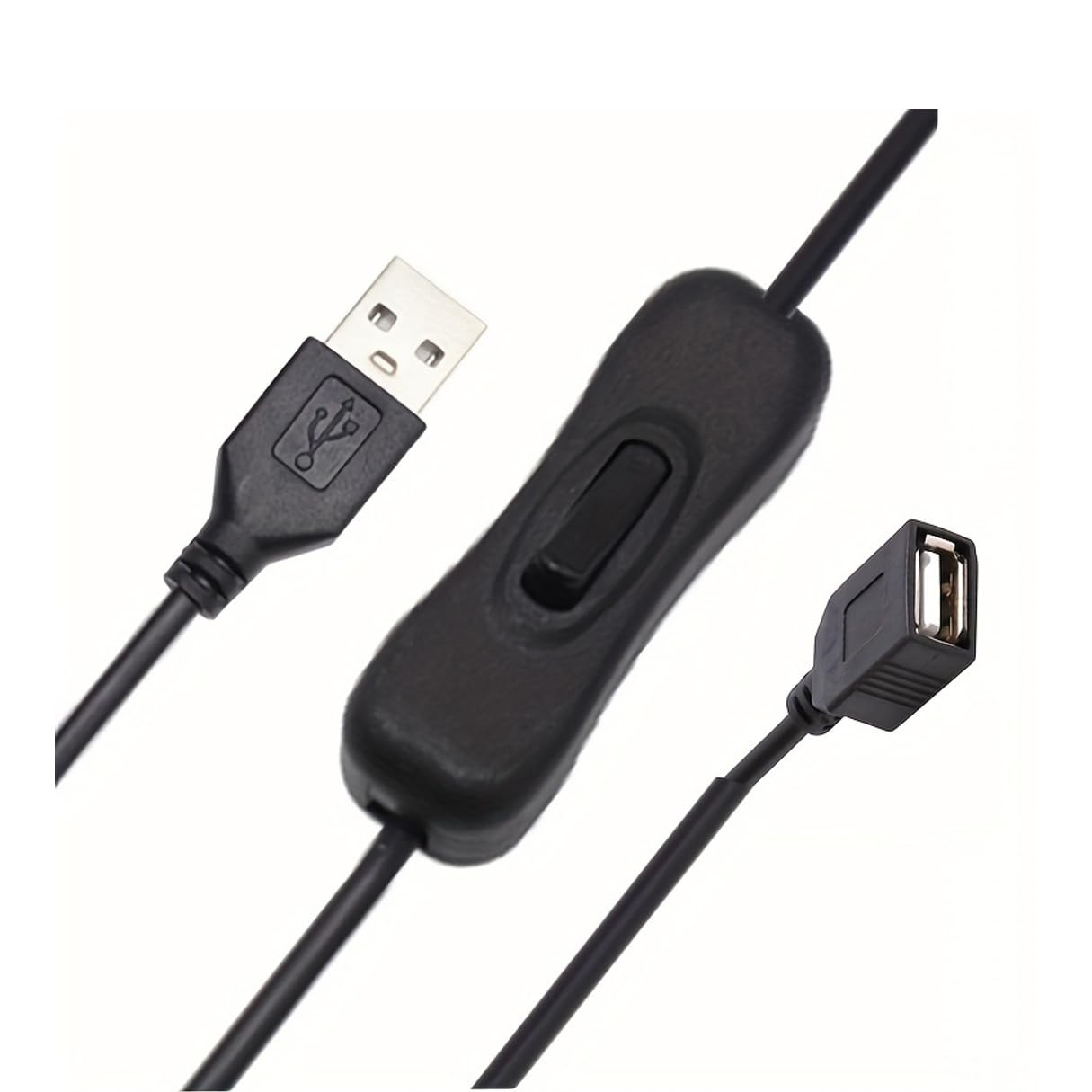Amazon.com: USB Switch Extension Cable, (Upgraded Data + Power) USB Extension Cord with On/Off Power Switch Cable for LED Strips, iOS System, etc- 3.3 FT : Electronics